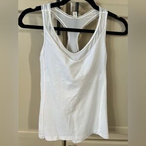 LuLuLemon White Tank EUC